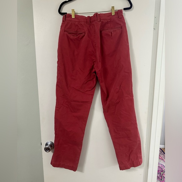 Men’s J Crew Nantucket Red Chino Khakis Straight Leg - Picture 2 of 4